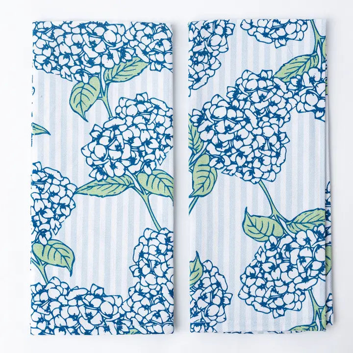 Hydrangea Stem Kitchen Towel Set