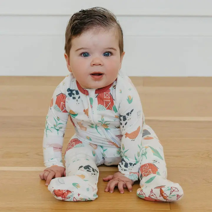 Zip Up Footie Pajama