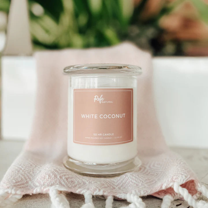 White Coconut 50hr Candle
