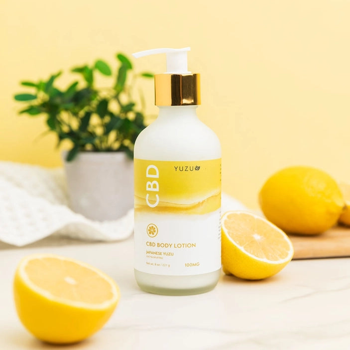 CBD Body Lotion - Japanese Yuzu & Lychee Blossom