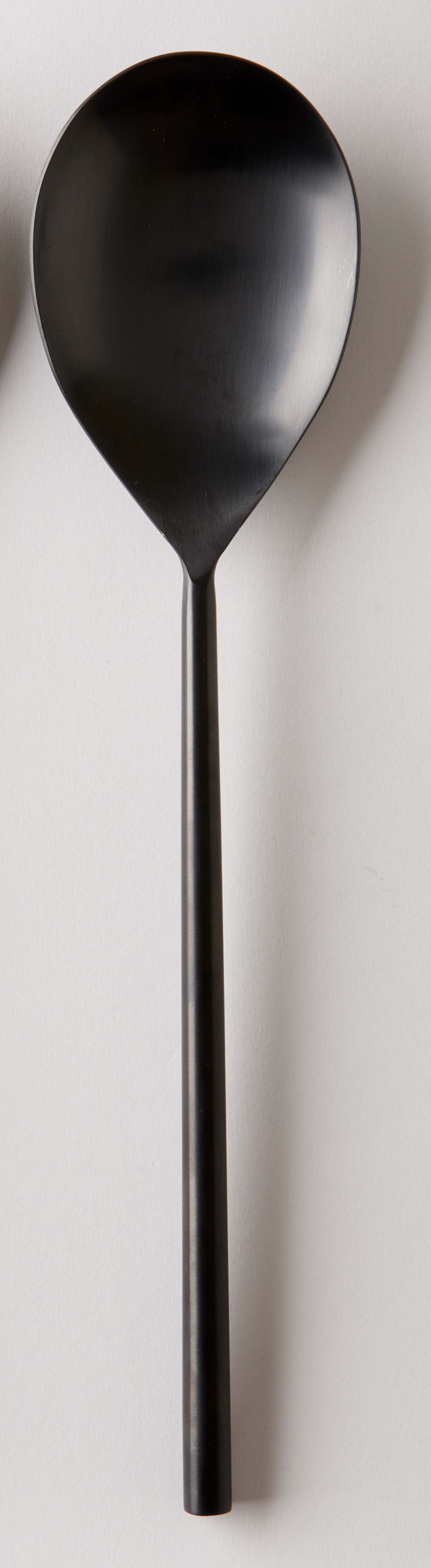 Venus Black Serving Spoon
