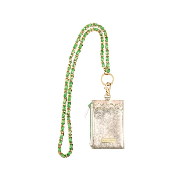 Zip ID Lanyard, Lime Feeling Good