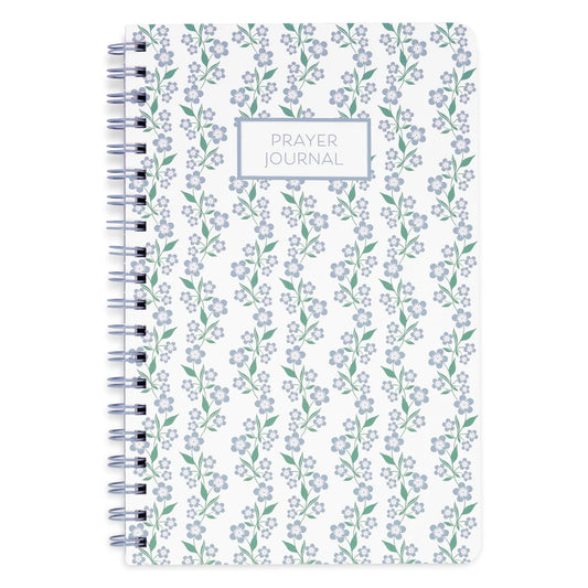 Prayer Journal, Blue Floral