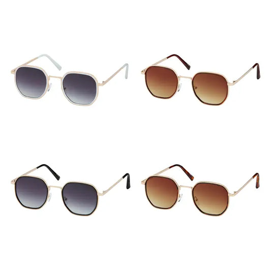 1263 Jade Round Angled Combo Sunglasses
