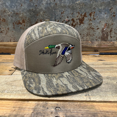 Mallard Embroidery Flatbill Hat