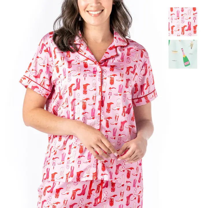 Hello Mello Bootie Sleep Boots & Bubbles Top