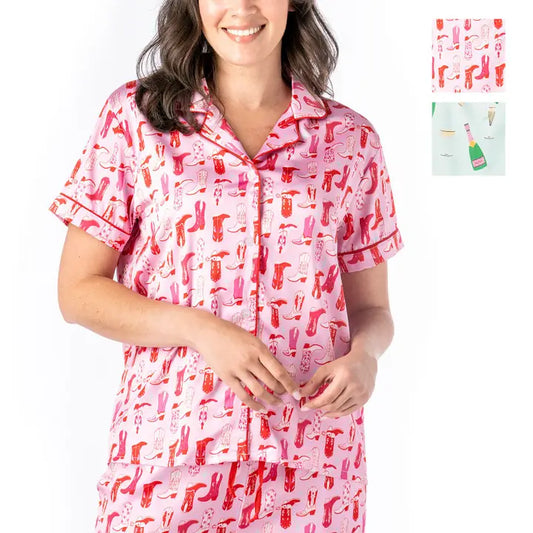 Hello Mello Bootie Sleep Boots & Bubbles Top