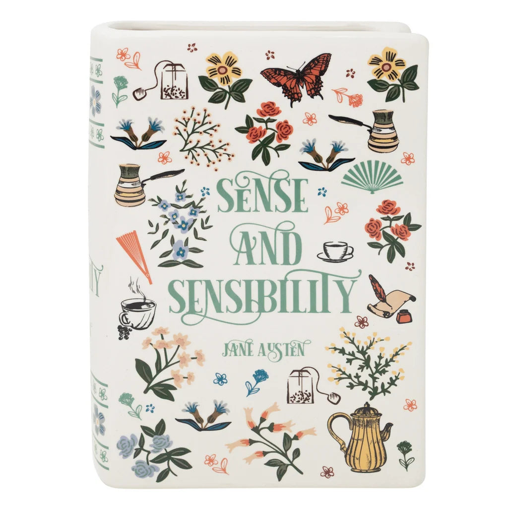 Large Book Vase, Sense & Sensibility