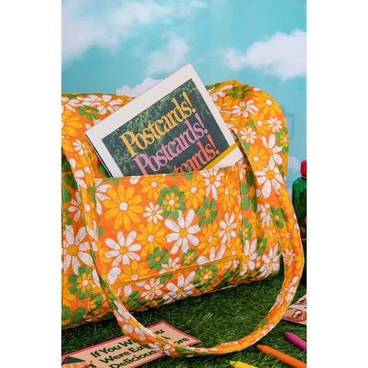 Duffle Bag Retro Floral