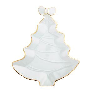 Bow Tree Glass Platter