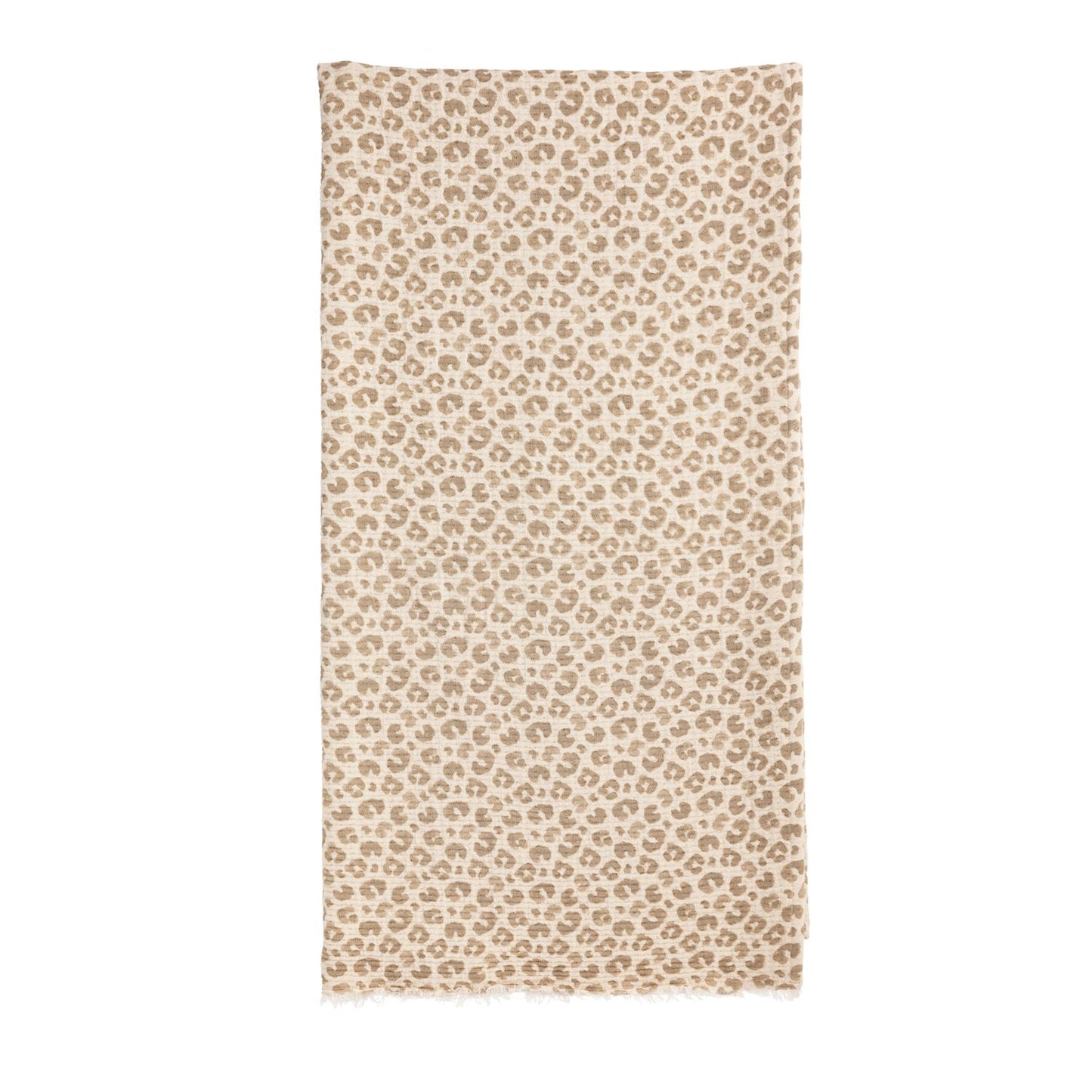 Taupe Lepord Blanket