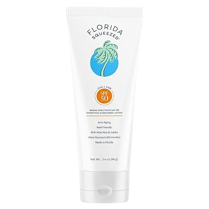 Florida Squeezed SPF 50 Sunscreen Lotion 3.4 oz.