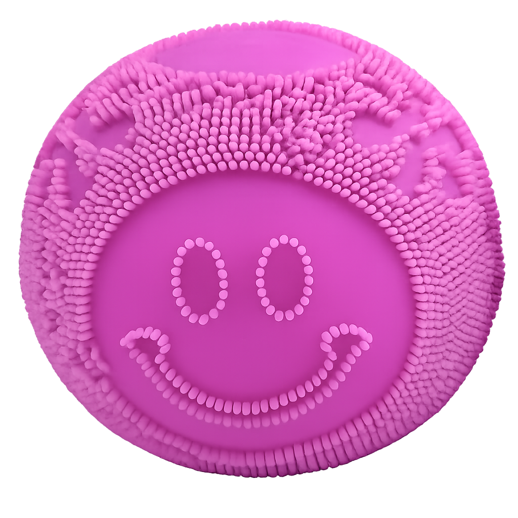 Fun Doh Fuzzy Face Squishy Sensory Toy Variety - 12/Display