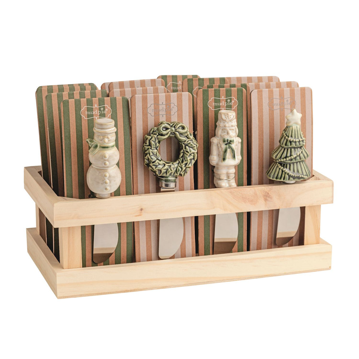 Ceramic White XMAS Spreader