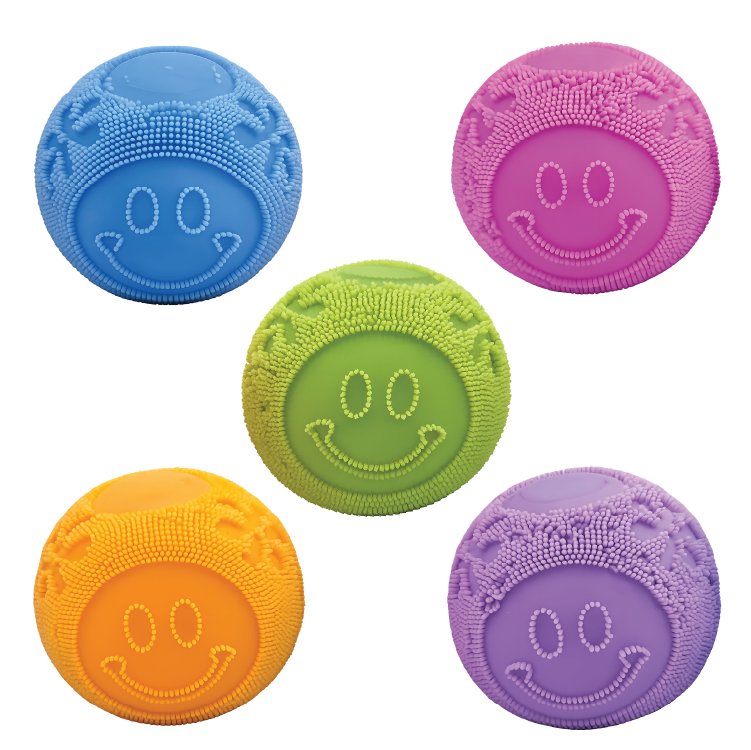 Fun Doh Fuzzy Face Squishy Sensory Toy Variety - 12/Display