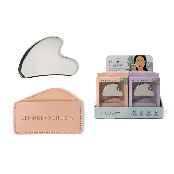 Lemon Lavender Oh My Guash Stainless Steel Gua Sha