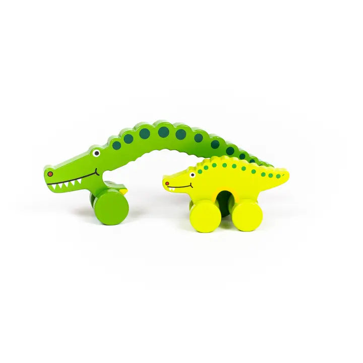 Alligator Big & Little Wooden Roller