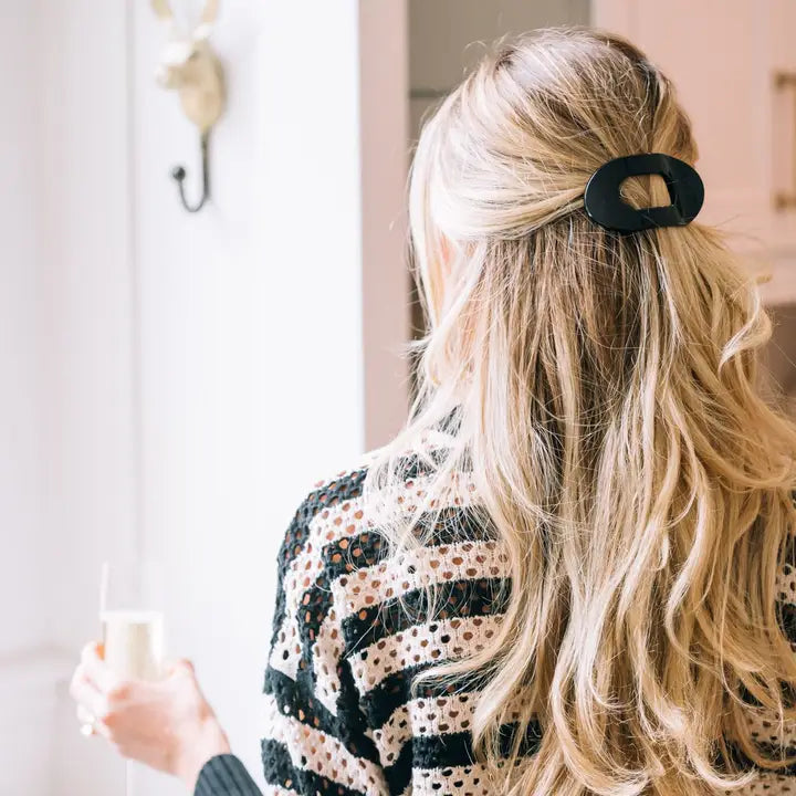 Round Flat Hair Clip