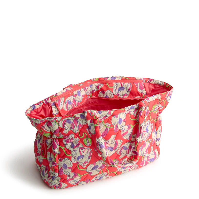 Swirling Poppies Knollton Travel Tote