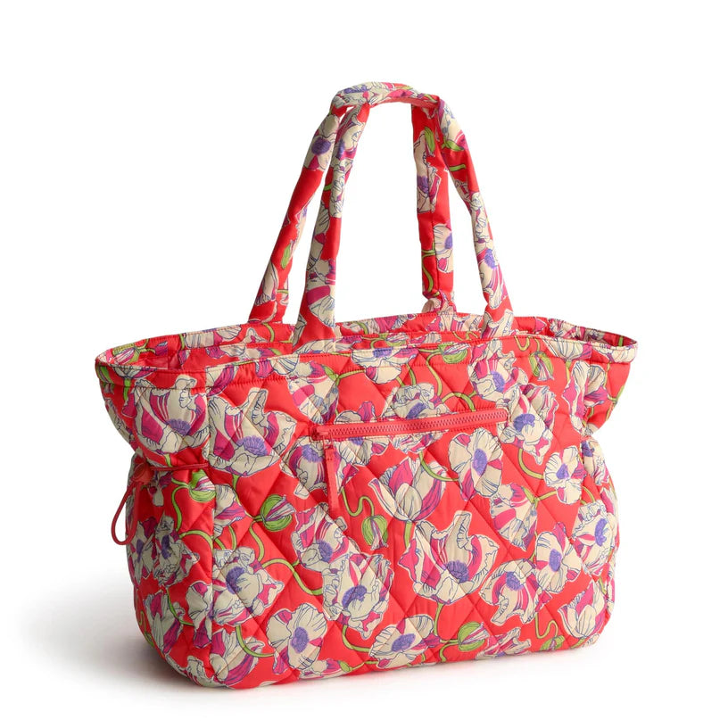 Swirling Poppies Knollton Travel Tote