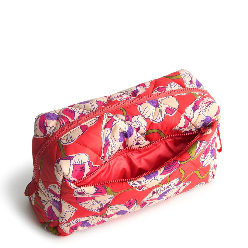 Swirling Poppies Large Cosmetic Bag