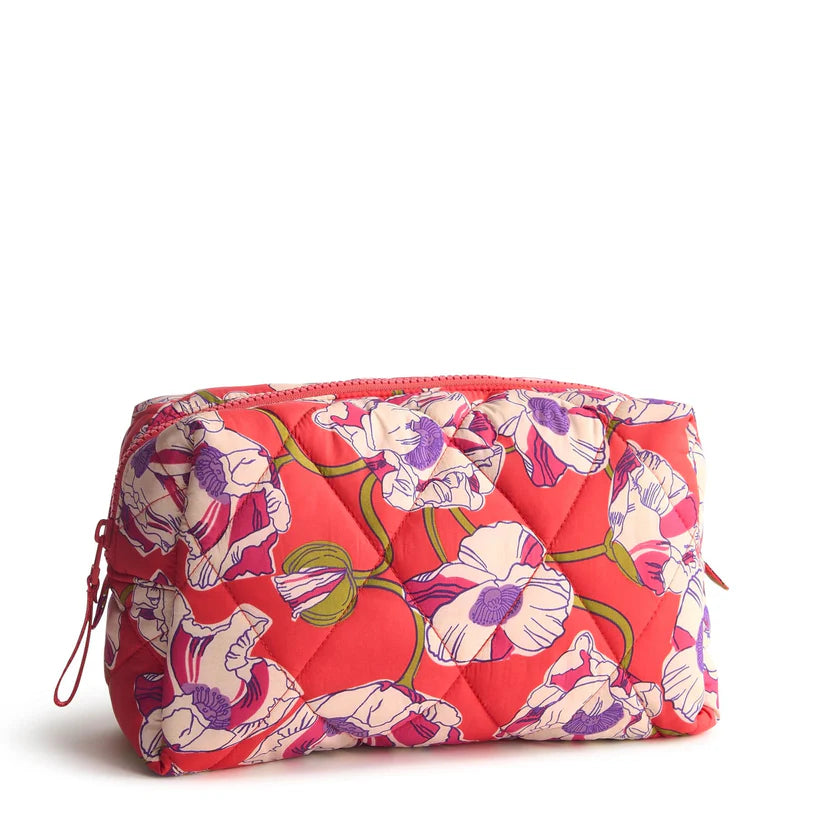 Swirling Poppies Large Cosmetic Bag