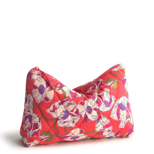 Swirling Poppies Large Pouch