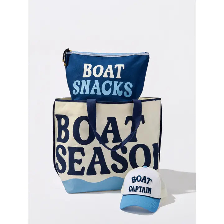 Boat Snacks Large Zip Pouch