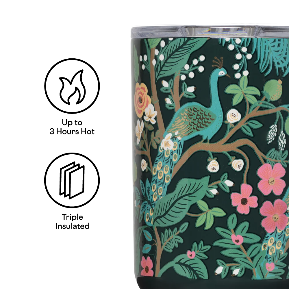 Mug - 16 oz. - Rifle Paper - Peacock Blue