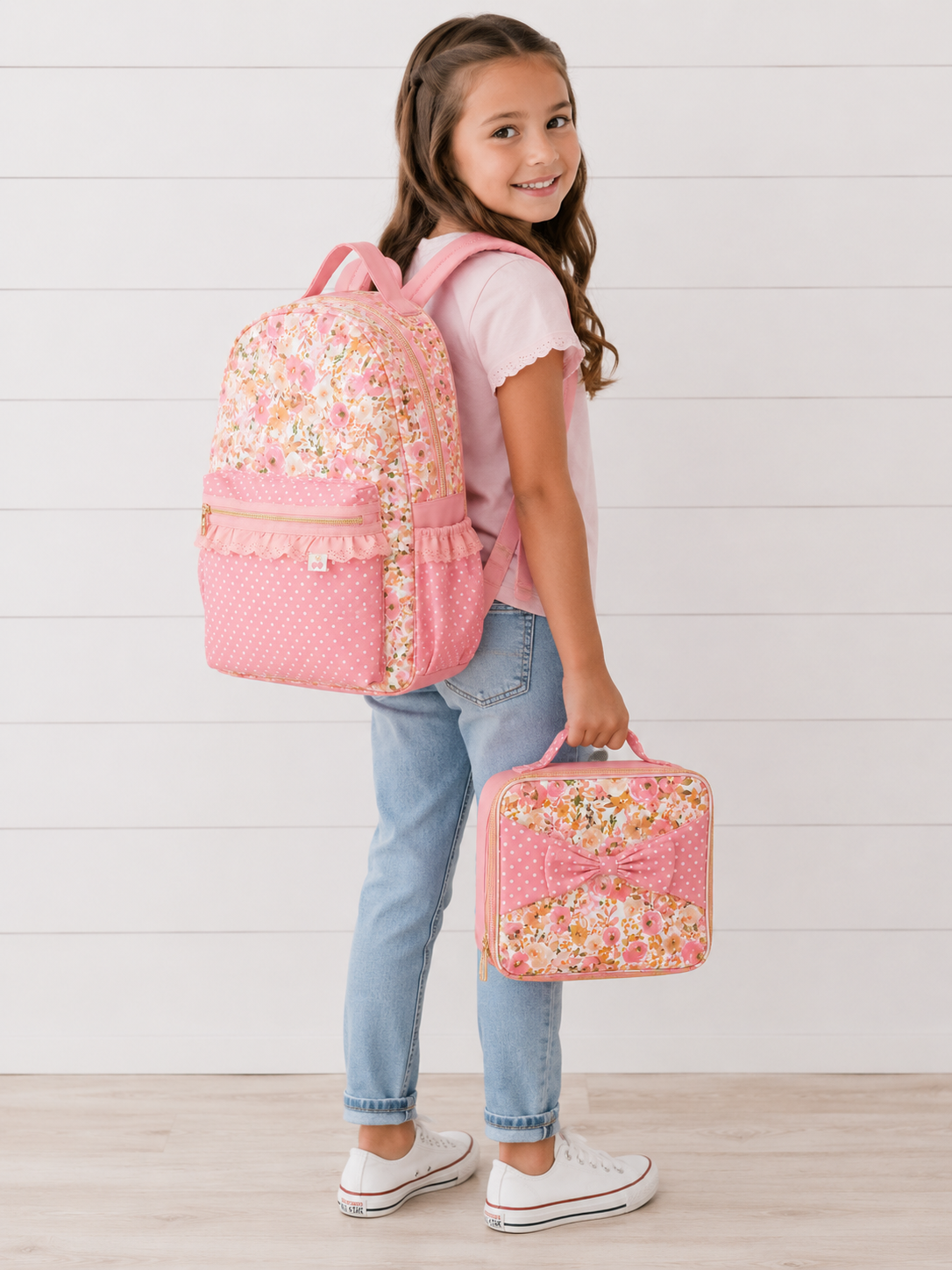 Bree Backpack - Pink Posy Parade