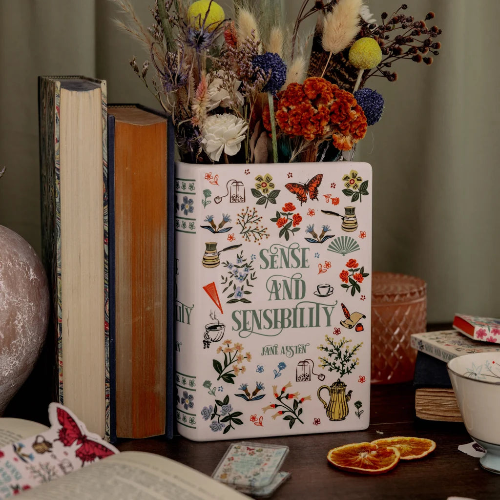 Large Book Vase, Sense & Sensibility