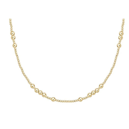 17" Choker Hope Unwritten- 4mm Gold