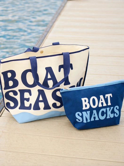 Boat Snacks Large Zip Pouch