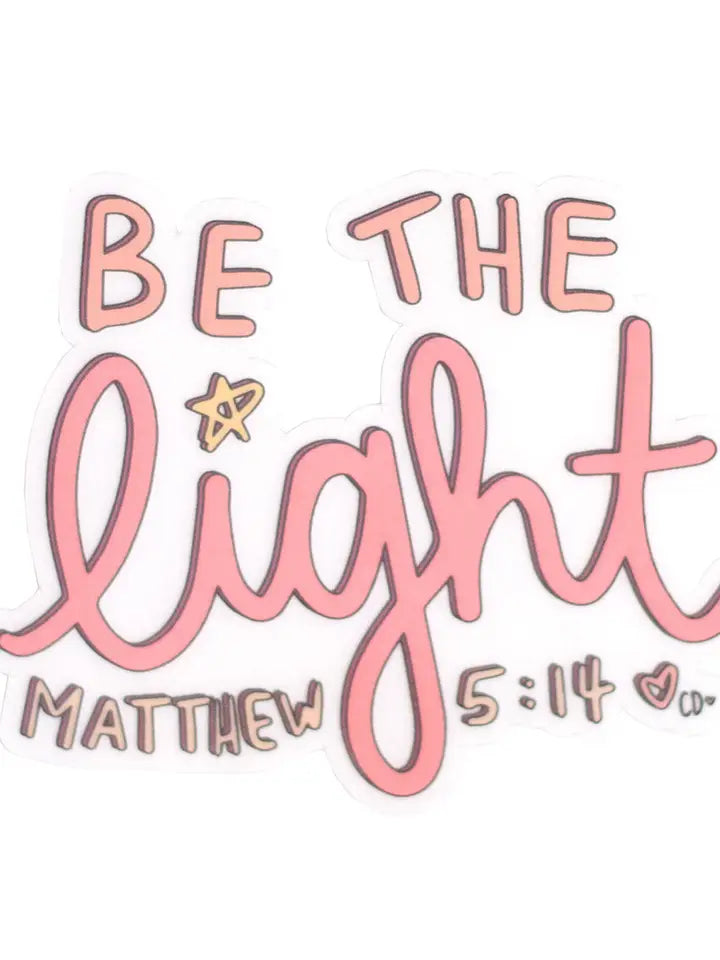 Be The Light Decal Sticker