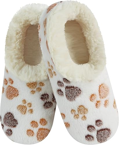 Womens Pet Lovers Paw Prints Snoozies