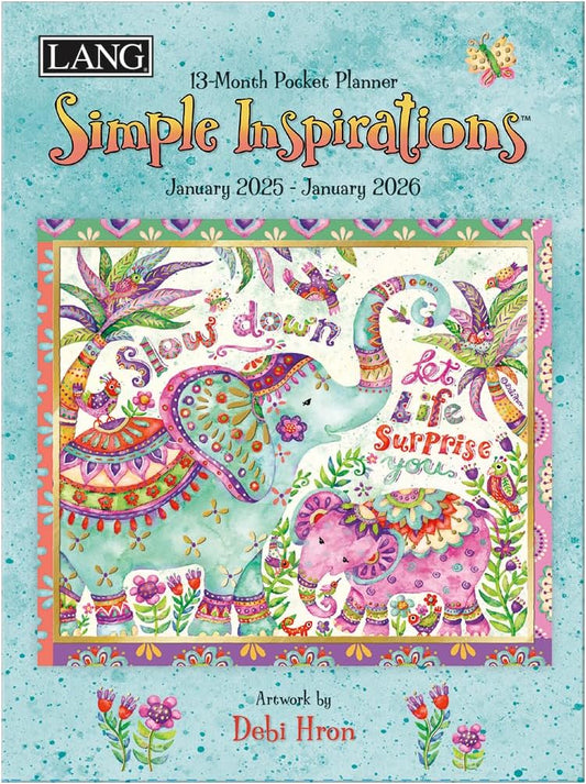 Simple Inspirations 2025 Pocket Calendar
