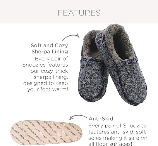 Men's Two Tone Fleece Lined Slippers