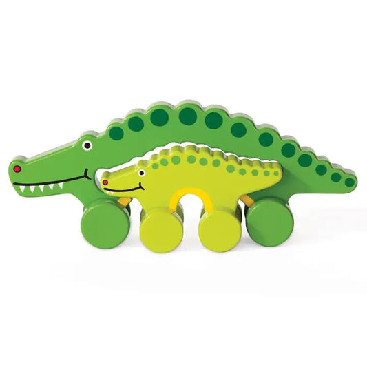 Alligator Big & Little Wooden Roller