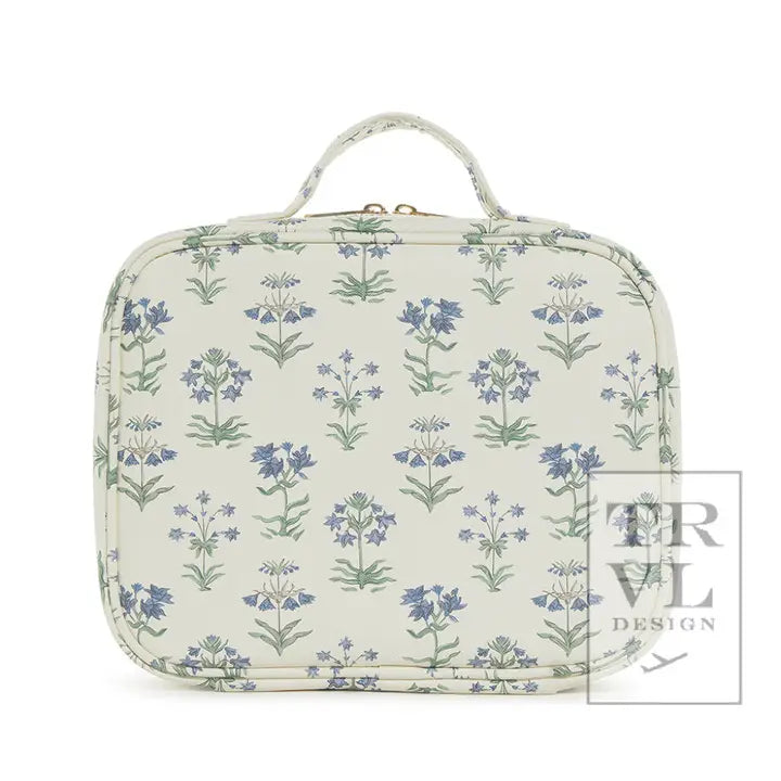 Luxe Trvl2 Cosmetic Toiletry Case - Provence with Green