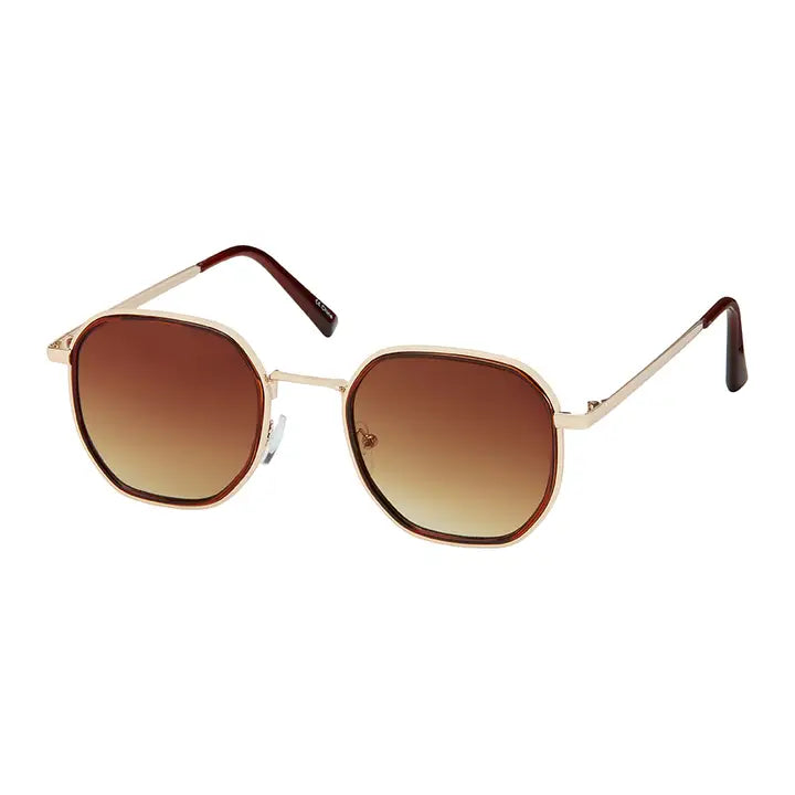 1263 Jade Round Angled Combo Sunglasses
