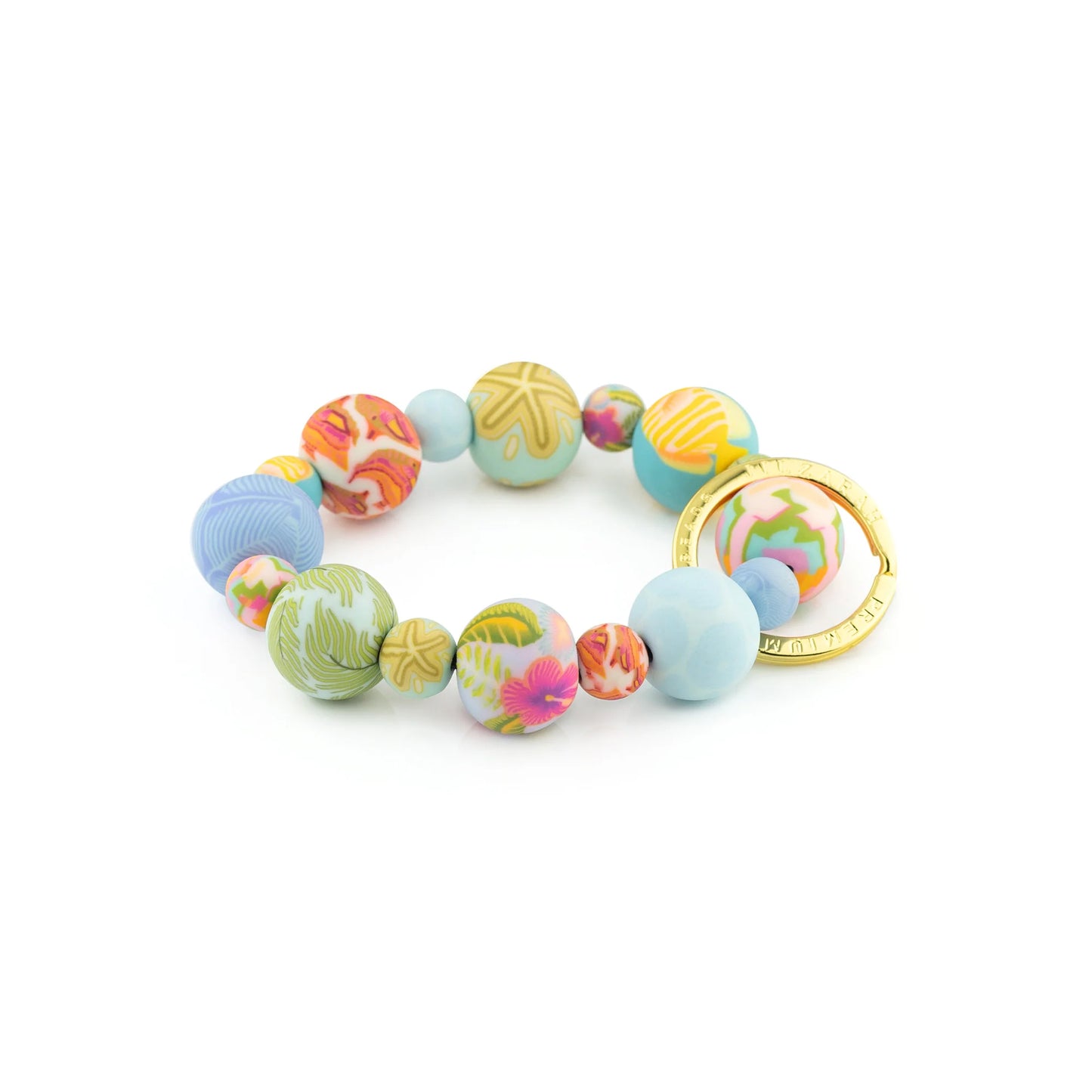 Beach Day Wrist Keychain