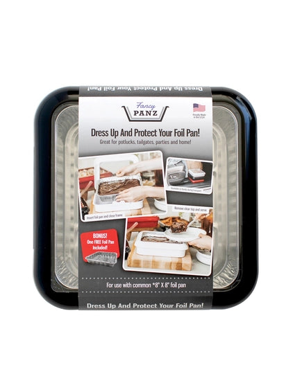 Fancy Panz 8x8 w/Lid & Serving Spoon Charcoal