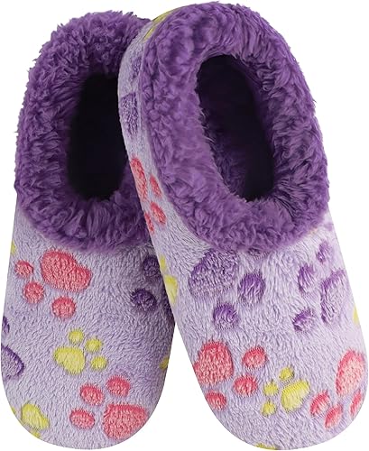 Womens Pet Lovers Paw Prints Snoozies
