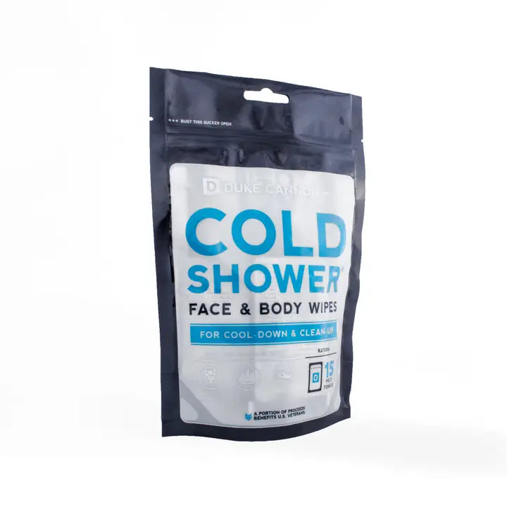 Cold Shower Towel Singles