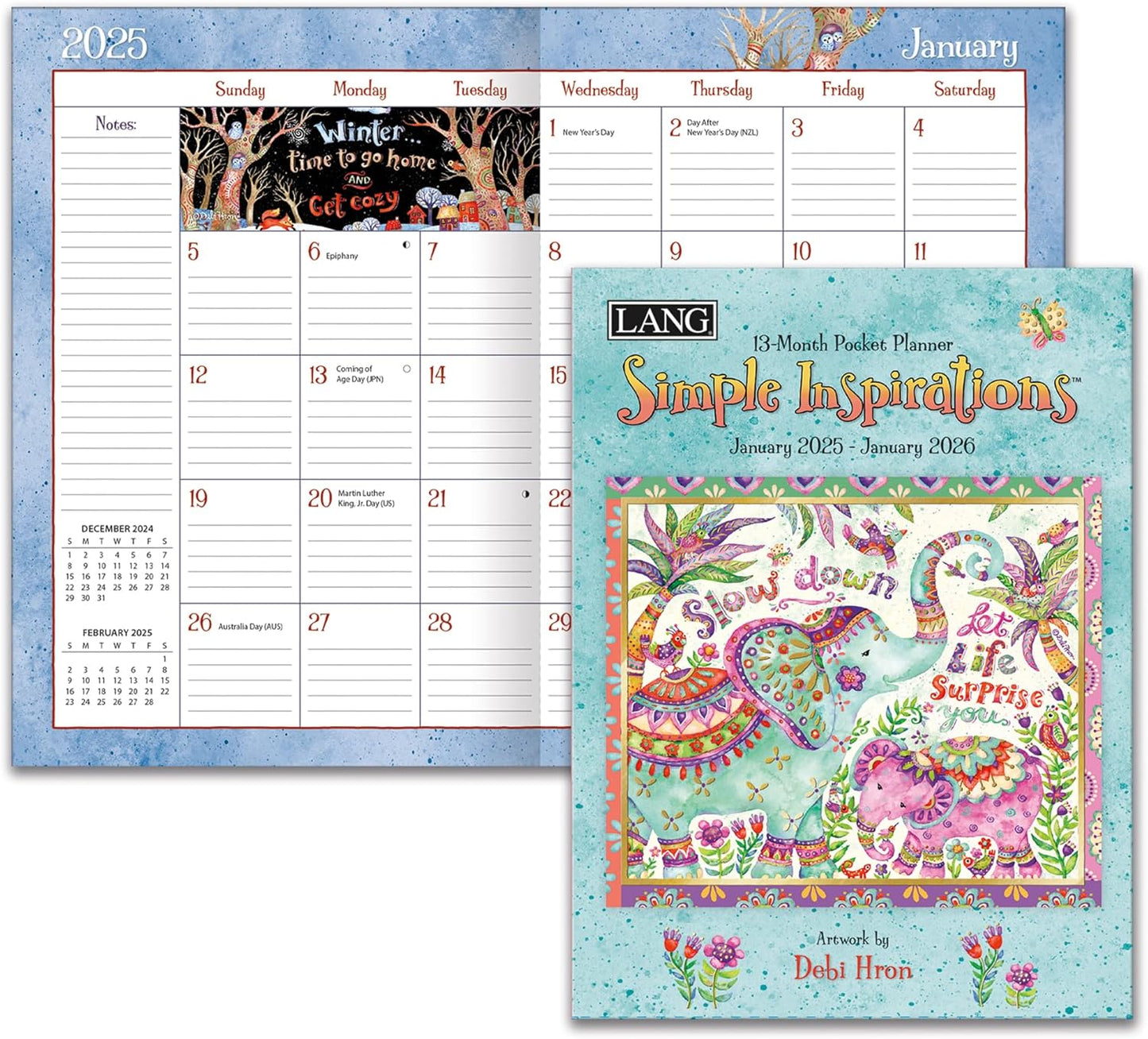 Simple Inspirations 2025 Pocket Calendar