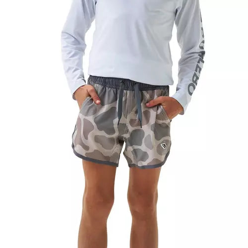 Youth Swim Trunks Bayside Camo