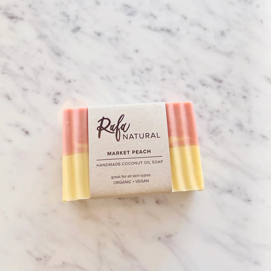 Market Peach Handmade Soap