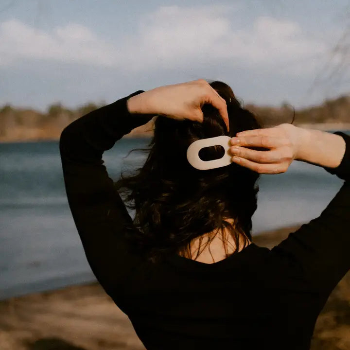 Round Flat Hair Clip
