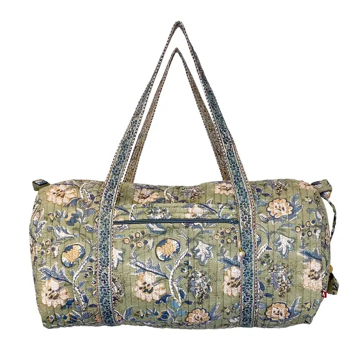 Xl Duffle Bag - Block Printed Organic Cotton