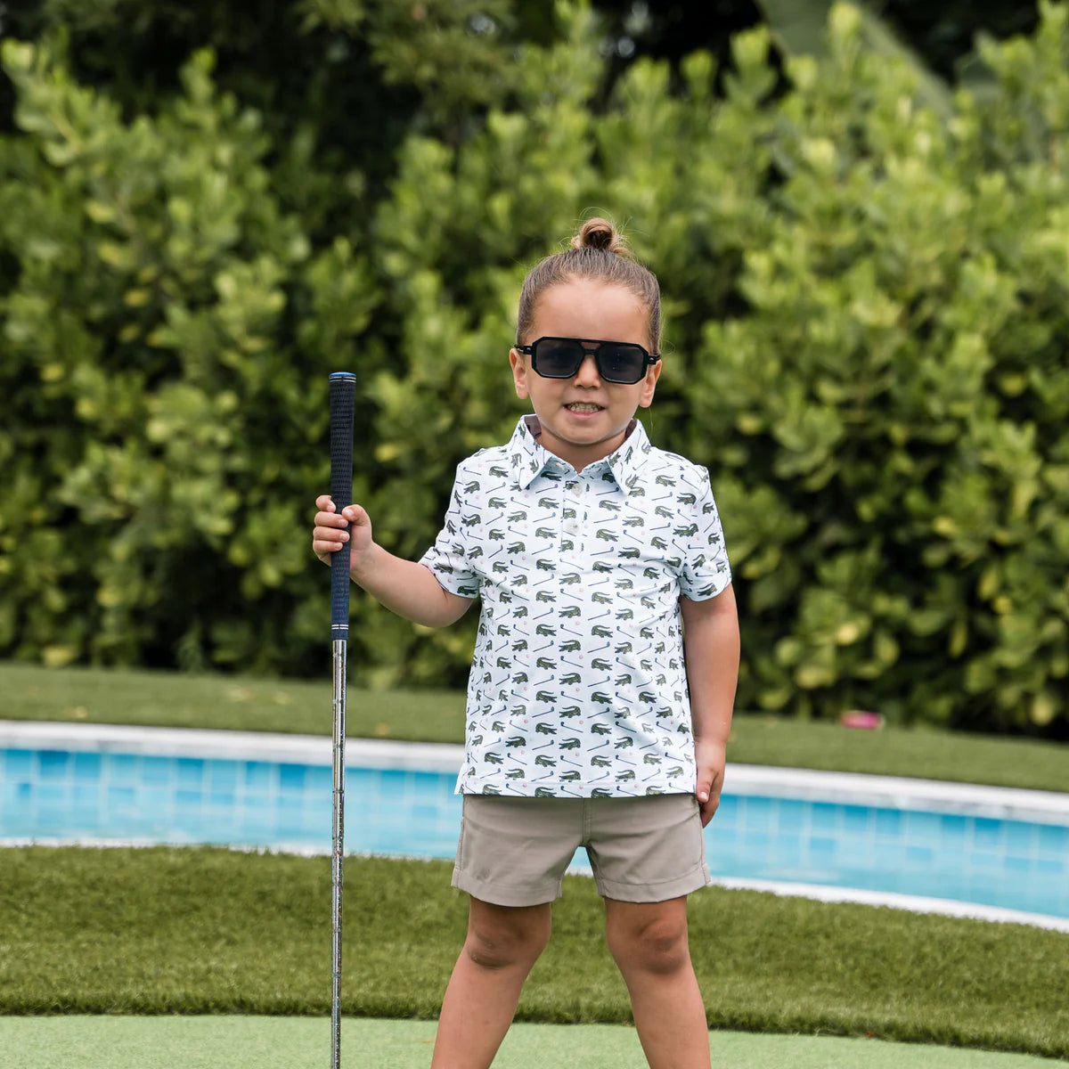 Youth Performance Polo - Tap it In
